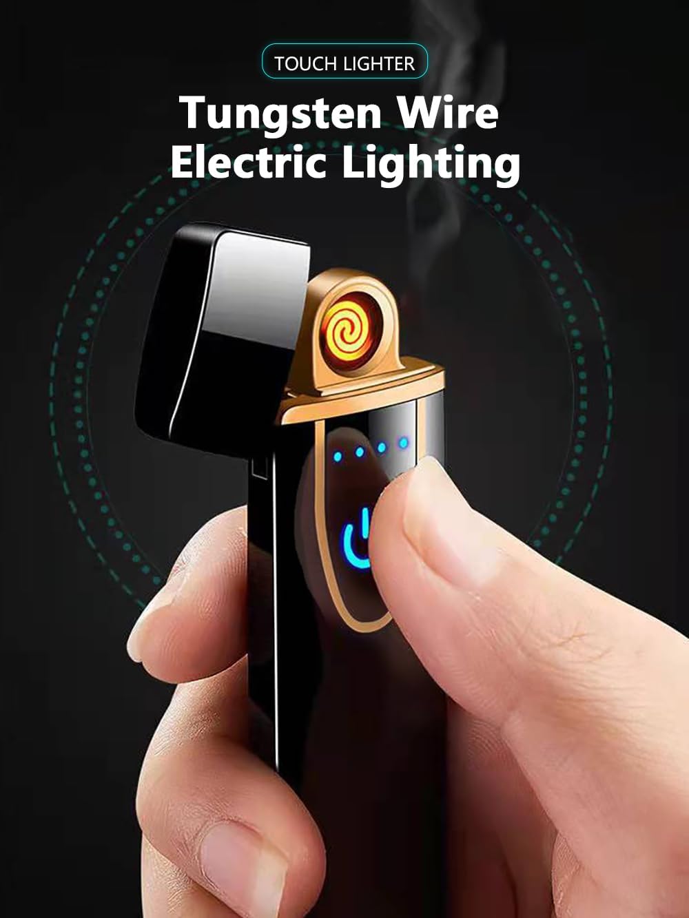 ENCENDEDOR ELECTRICO NEGRO