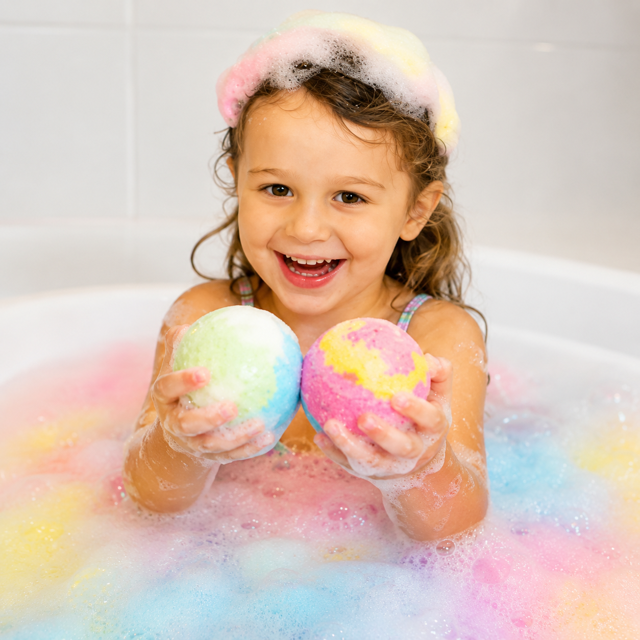Bath Bombs Kit X 3 ¡Color, aroma y sorpresa en cada baño: diversión que se aparece en segundos!