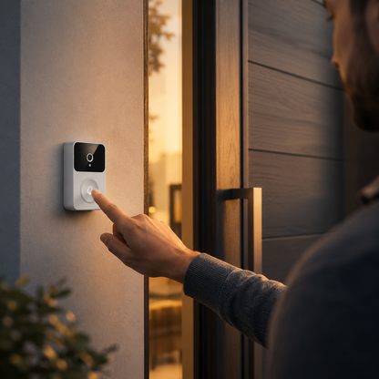 Seguridad inteligente para la entrada de tu hogar.