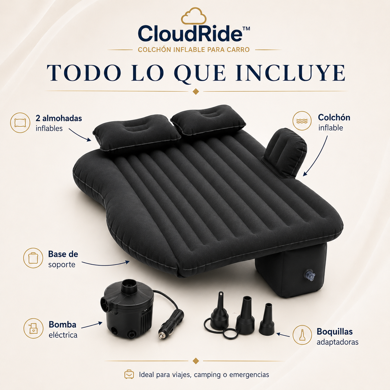 Descansa donde quieras, viaja sin límites.