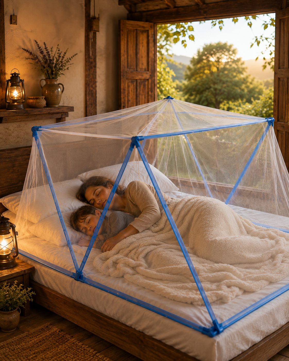 TOLDILLO MOSQUITERO PLEGABLE CAMA135x190
